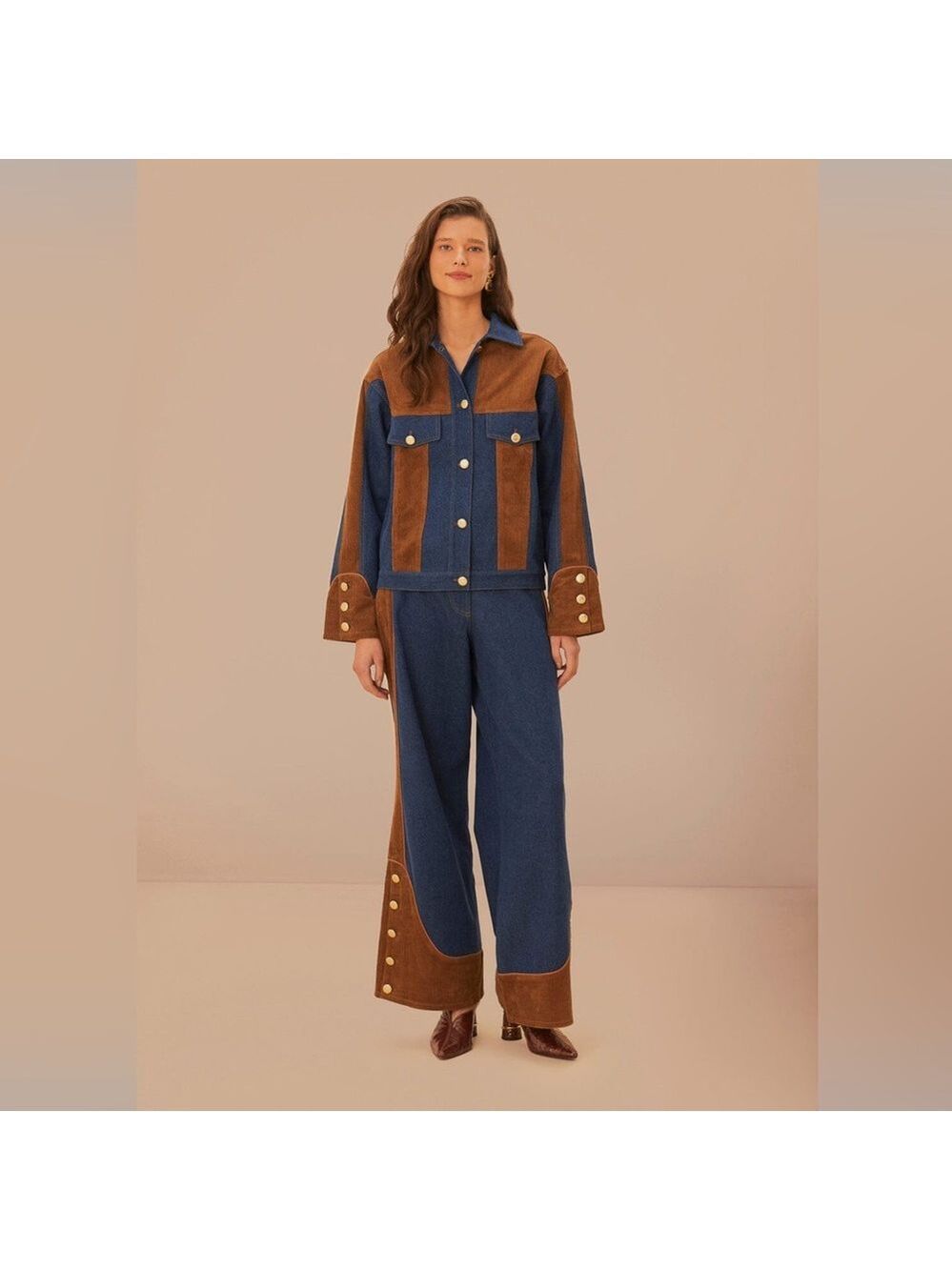Farm Rio Western Denim Jacket - Picture 3 of 9